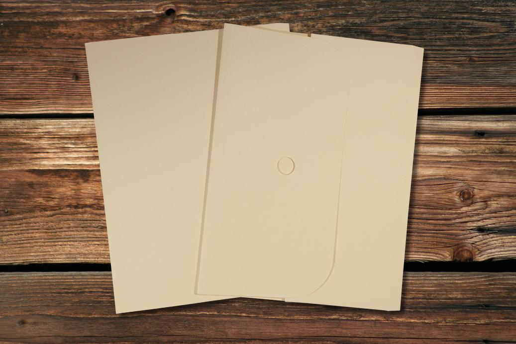 Ordnungsmappen 320x245 mm Hellchamois 320 g/qm